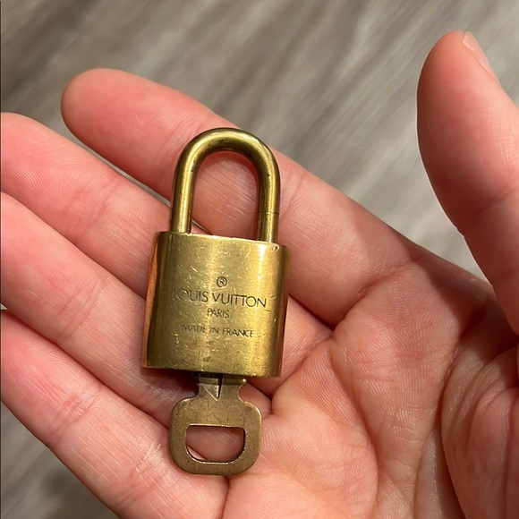 Louis Vuitton Brass Padlock with Key - Picture 2 of 3